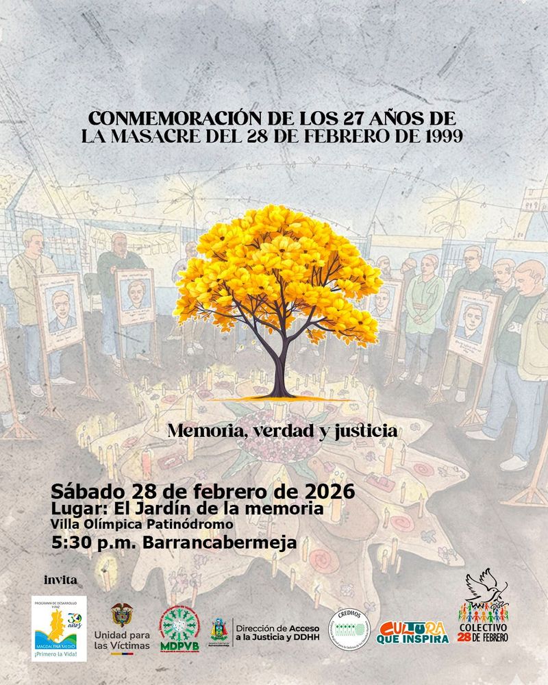 Conmemoración – 27 años de memoria, verdad y justicia 🌼